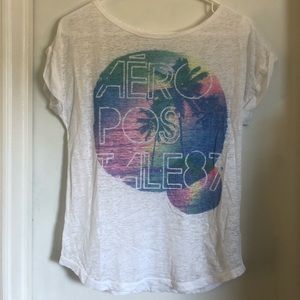 ❌NOT FOR SALE Aeropostale flowy graphic tee